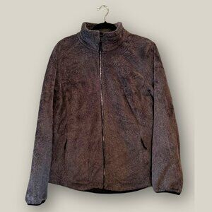 The North Face Women’s High-Pile Full Zip Fleece Jacket Gray Size L – Soft Plush